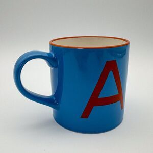 Opalhouse Monogram Letter A Coffee Tea Ceramic Mug Graphic POP ART